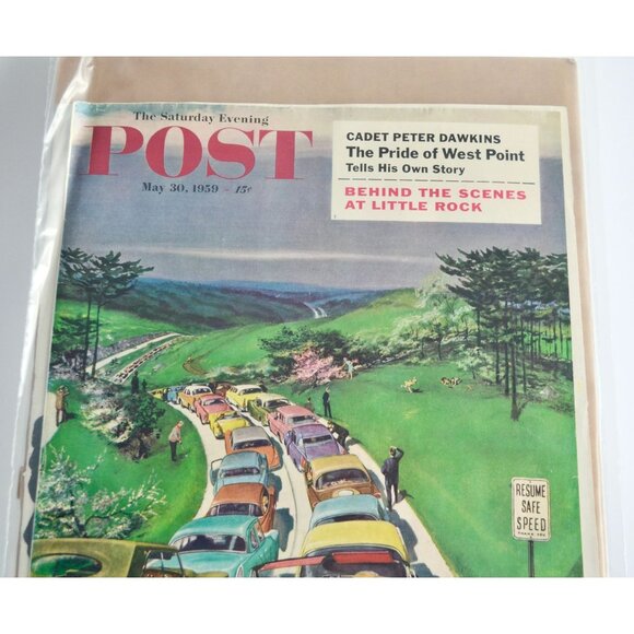 The Saturday Evening Post Magazine COVER May 30 1959 - Picture 2 of 3